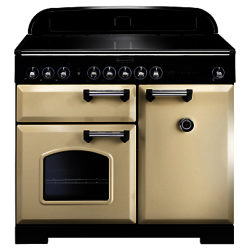 Rangemaster Classic Deluxe 100 Induction Hob Range Cooker Cream